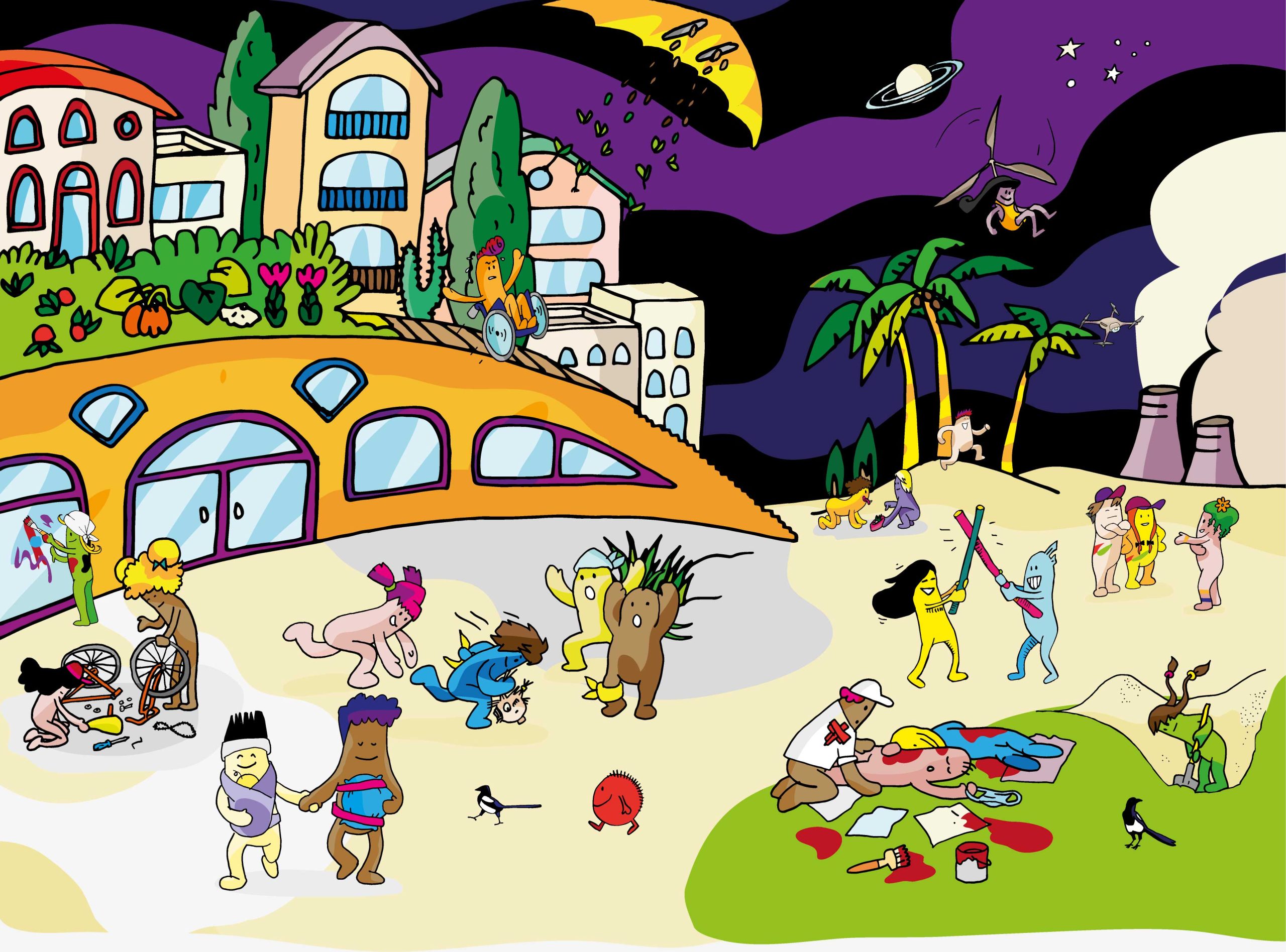 Terrain de jeux (illustration)